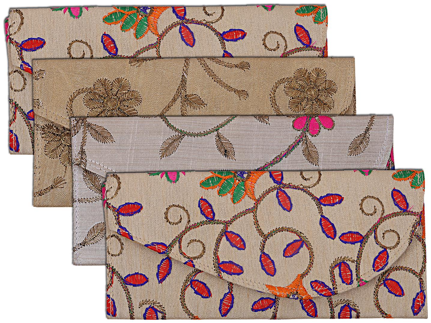 Kuber Industries Silk 4 pcs Money Envelope for Shagun Wedding (Multi) -CTLTC10538 CTHH12011
Kuber Industries Silk 4 pcs Money Envelope for Shagun Wedding (Multi) -CTLTC10538 CTHH12011