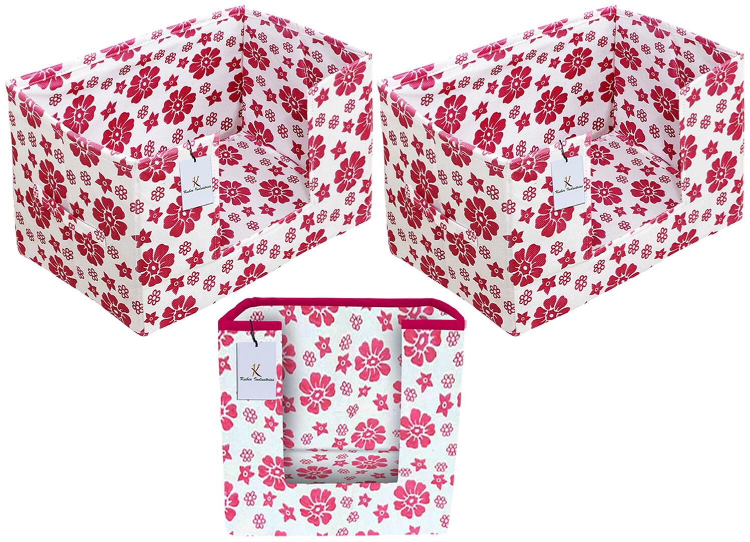 Kuber Industries Flower Printed Non Woven 1 pc Shirt Stacker And 2 pc Foldable Rectangle Cloth Saree Stacker Cloth Wardrobe Organizer Wardrobe Organizer (Pink) - CTHH17570
Kuber Industries Flower Printed Non Woven 1 pc Shirt Stacker And 2 pc Foldable Rectangle Cloth Saree Stacker Cloth Wardrobe Organizer Wardrobe Organizer (Pink) - CTHH17570