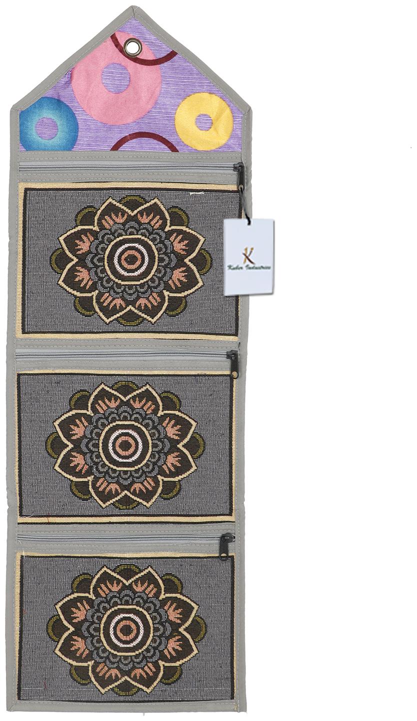 Kuber Industries Flower Design Cotton Wall Hanging Magazine Holder(Grey) - CTHH16230
Kuber Industries Flower Design Cotton Wall Hanging Magazine Holder(Grey) - CTHH16230