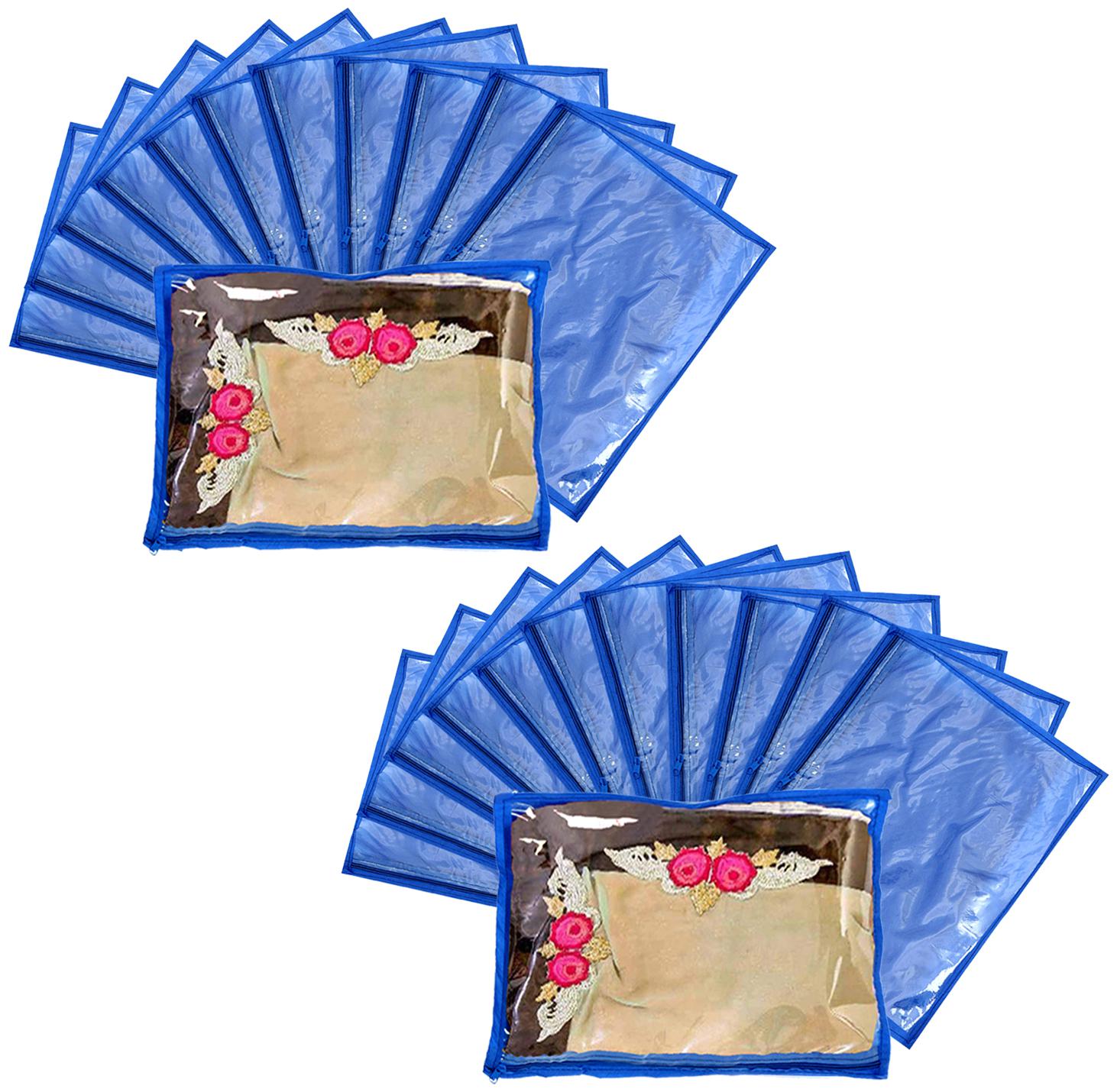 Kuber Industries Non Woven Single Packing Saree Cover 24 Pcs Set (Blue) - CTHH14470
Kuber Industries Non Woven Single Packing Saree Cover 24 Pcs Set (Blue) - CTHH14470