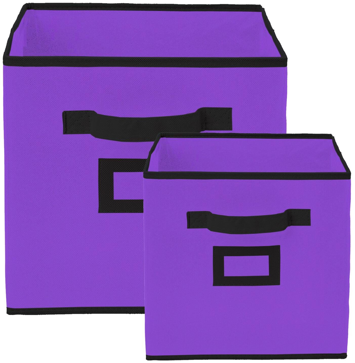 Kuber Industries Non Woven 2 pcs Small Large Foldable Storage Organiser Cubes Boxes (Purple) - CTHH17026
Kuber Industries Non Woven 2 pcs Small Large Foldable Storage Organiser Cubes Boxes (Purple) - CTHH17026