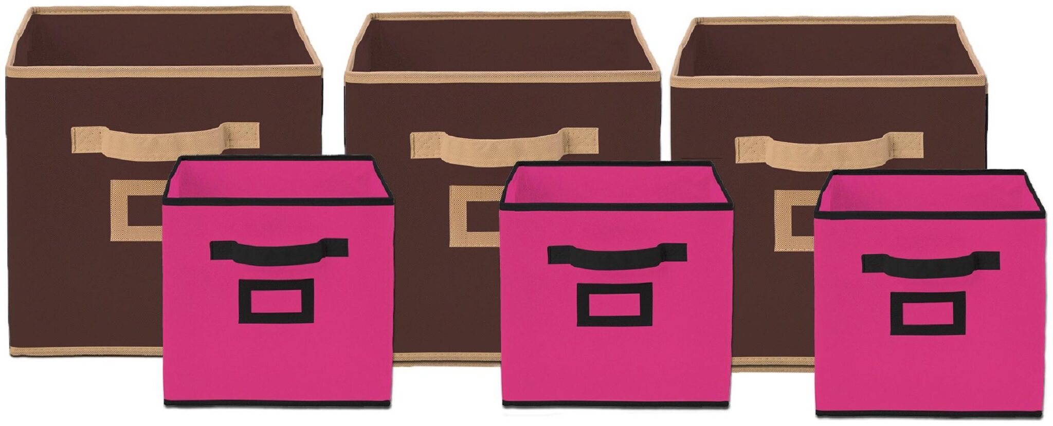 Kuber Industries Non Woven 6 pcs Small Large Foldable Storage Organiser Cubes Boxes (Coffee Pink) - CTHH17083
Kuber Industries Non Woven 6 pcs Small Large Foldable Storage Organiser Cubes Boxes (Coffee Pink) - CTHH17083