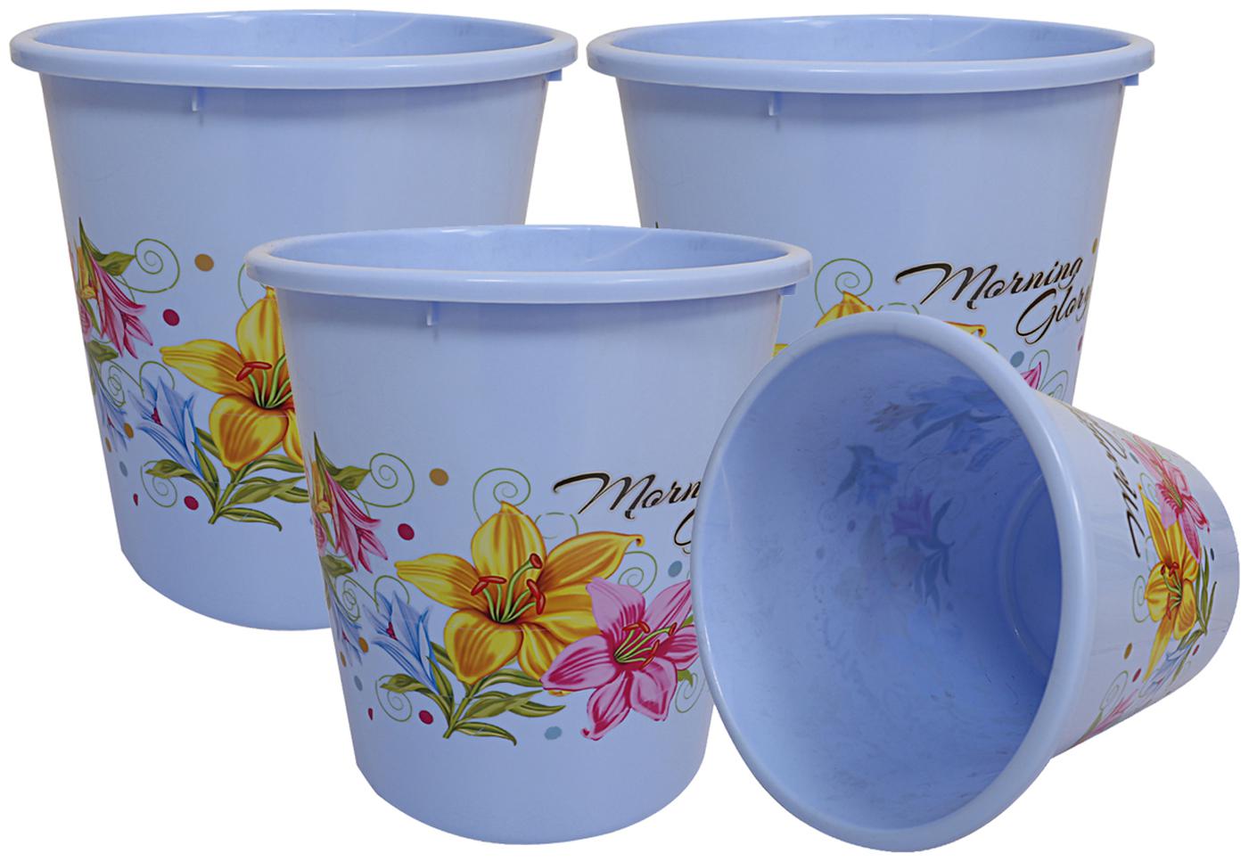 Kuber Industries 4 Pcs Virgin Plastic Floral 10 L Dustbin Garbage Bin (Blue)- CTHH10427
Kuber Industries 4 Pcs Virgin Plastic Floral 10 L Dustbin Garbage Bin (Blue)- CTHH10427