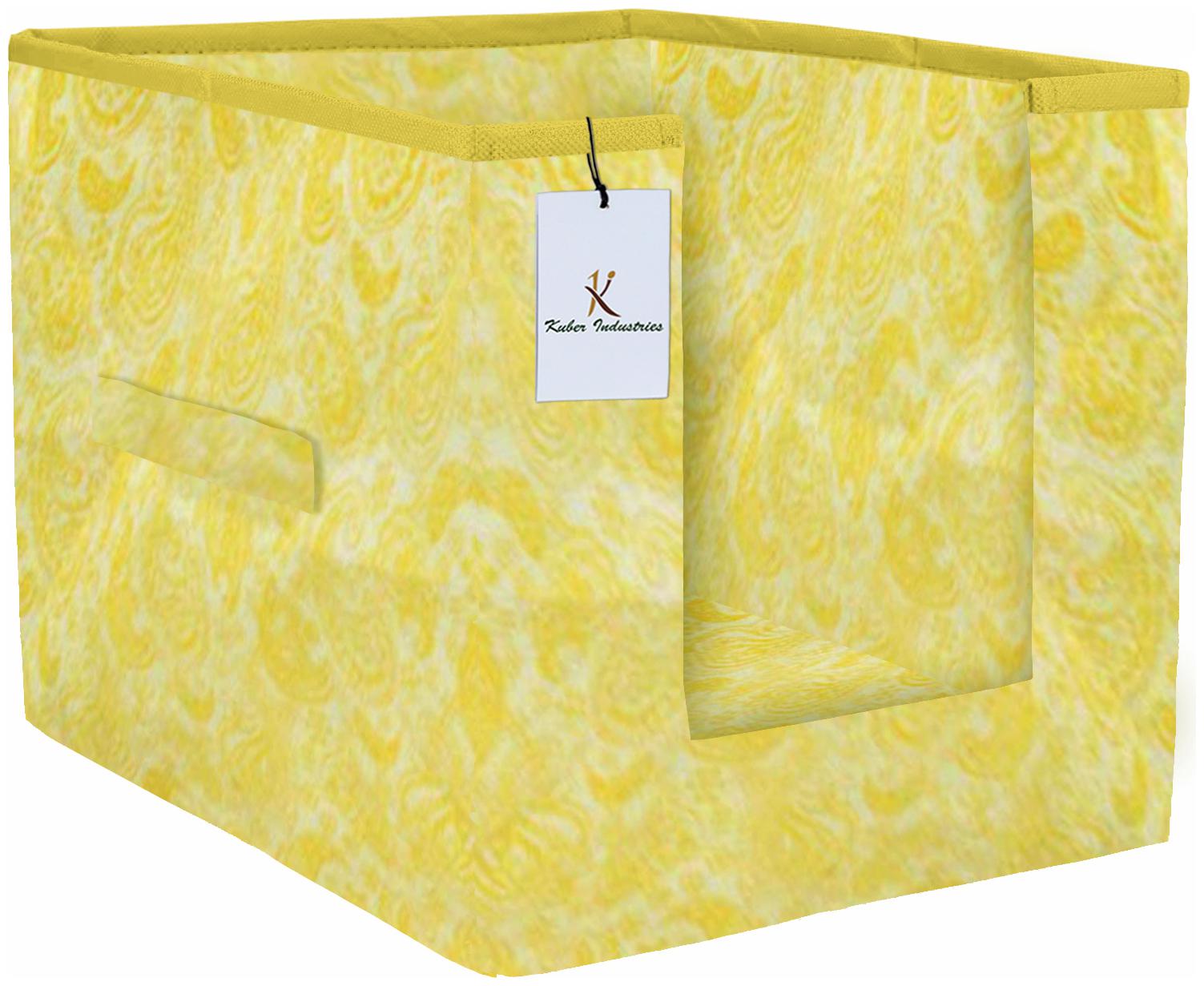 Kuber Industries Leaf Printed Non Woven Shirt Stacker Wardrobe Organizer Set (Gold) - CTHH16776
Kuber Industries Leaf Printed Non Woven Shirt Stacker Wardrobe Organizer Set (Gold) - CTHH16776