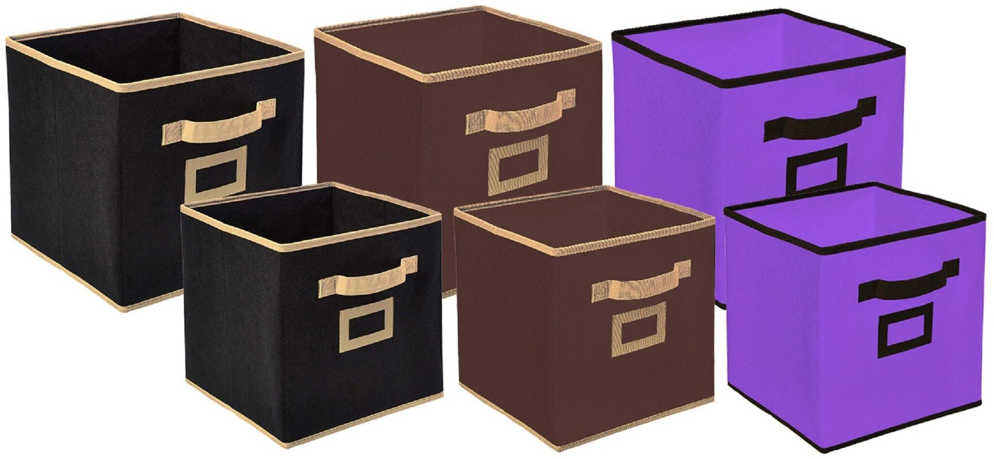 Kuber Industries Non Woven 6 pcs Small Large Foldable Storage Organiser Cubes Boxes (Black Coffee Purple) - CTHH17096
Kuber Industries Non Woven 6 pcs Small Large Foldable Storage Organiser Cubes Boxes (Black Coffee Purple) - CTHH17096