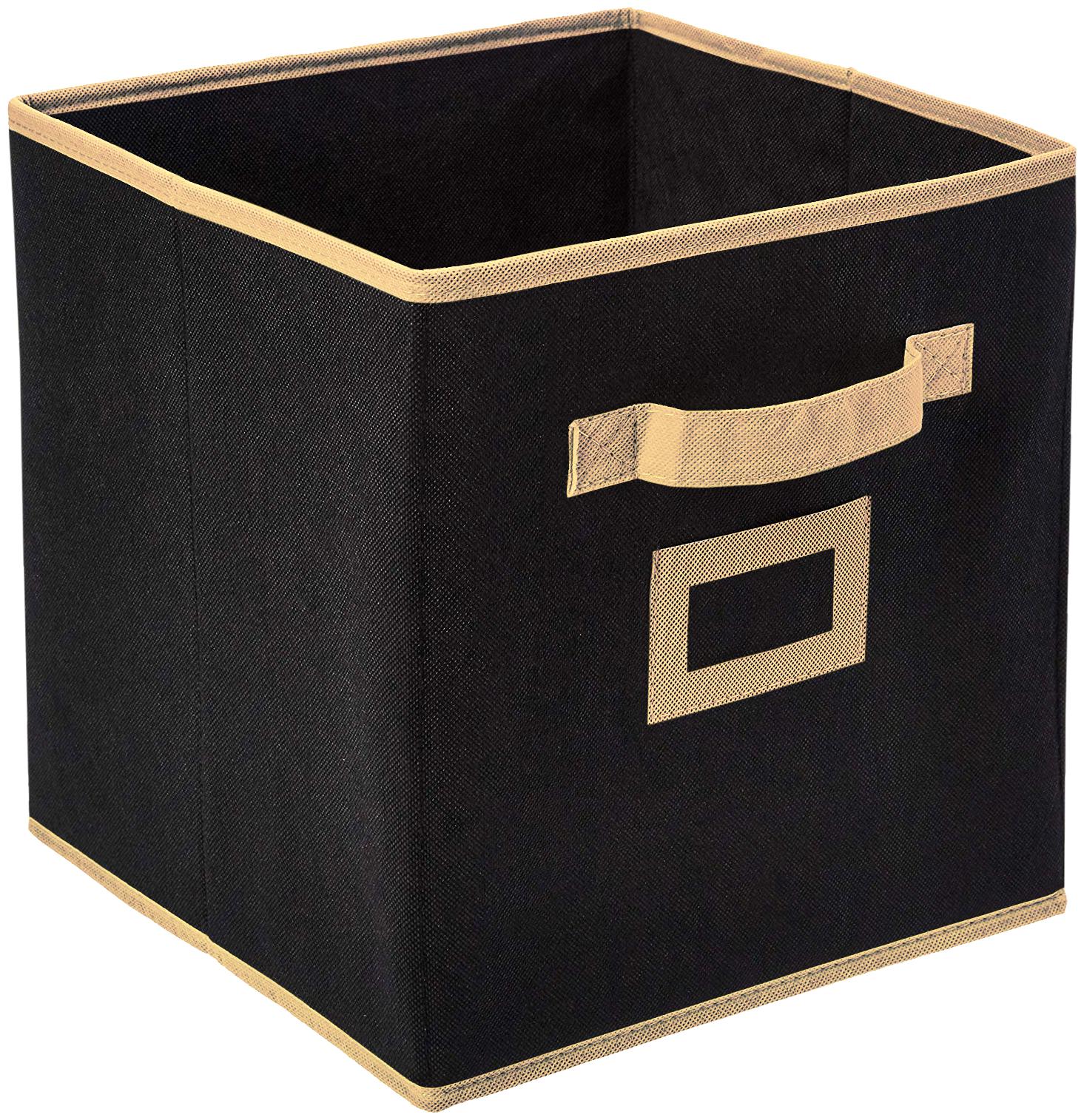Kuber Industries Non Woven Small Foldable Storage Organiser Cubes Boxes (Black) - CTHH16840
Kuber Industries Non Woven Small Foldable Storage Organiser Cubes Boxes (Black) - CTHH16840