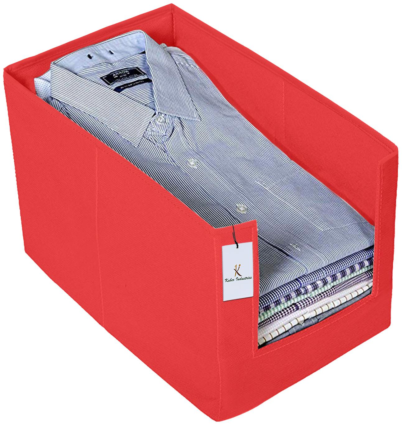 Kuber Industries Non Woven Shirt Stacker Wardrobe Organizer Set Red-CTLTC31850 CTHH22558
Kuber Industries Non Woven Shirt Stacker Wardrobe Organizer Set Red-CTLTC31850 CTHH22558