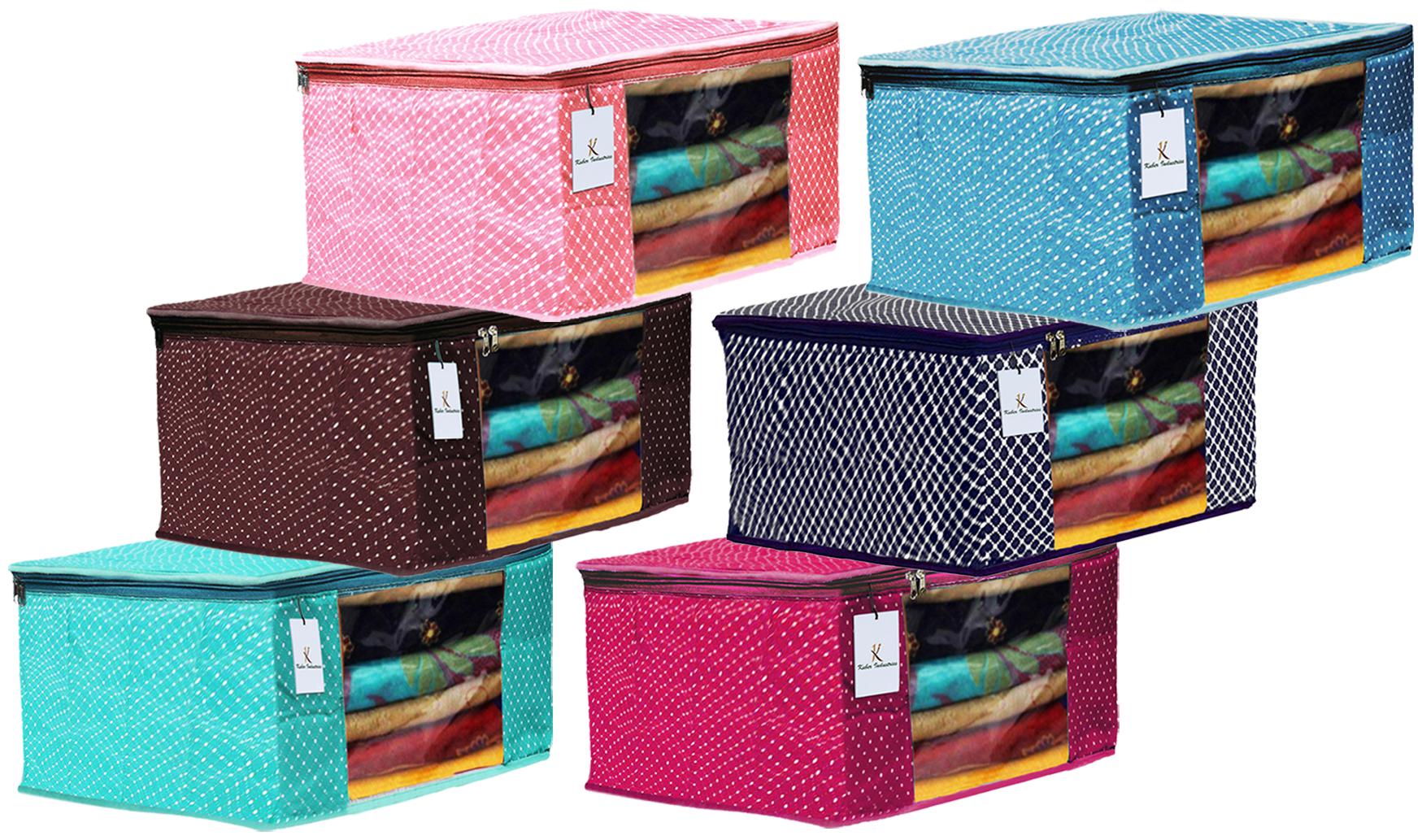 Kuber Industries Polka Dots 6 pcs Cotton 3 Layered Quilted Saree Cover (Green Brown Peach Rani Blue Sky Blue) - CTHH14985
Kuber Industries Polka Dots 6 pcs Cotton 3 Layered Quilted Saree Cover (Green Brown Peach Rani Blue Sky Blue) - CTHH14985