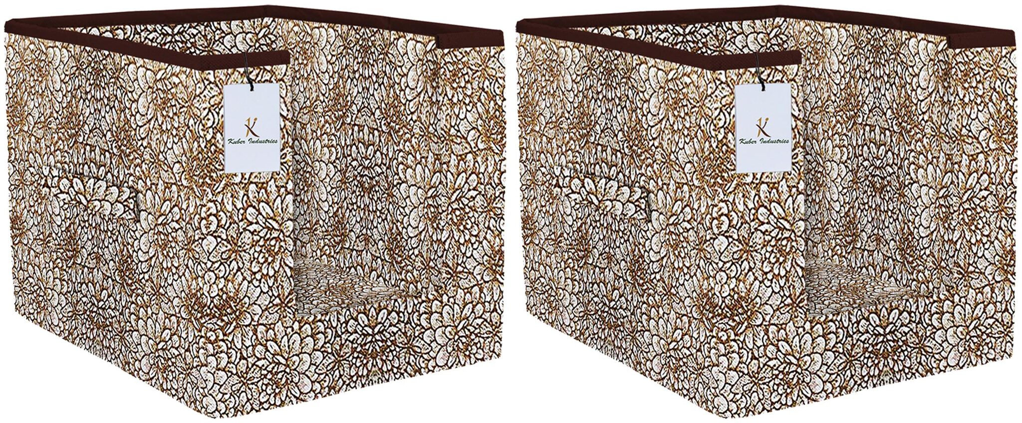 Kuber Industries Metalic Printed 2 pc Non Woven Shirt Stacker Wardrobe Organizer Set (Golden Brown) - CTHH16617
Kuber Industries Metalic Printed 2 pc Non Woven Shirt Stacker Wardrobe Organizer Set (Golden Brown) - CTHH16617