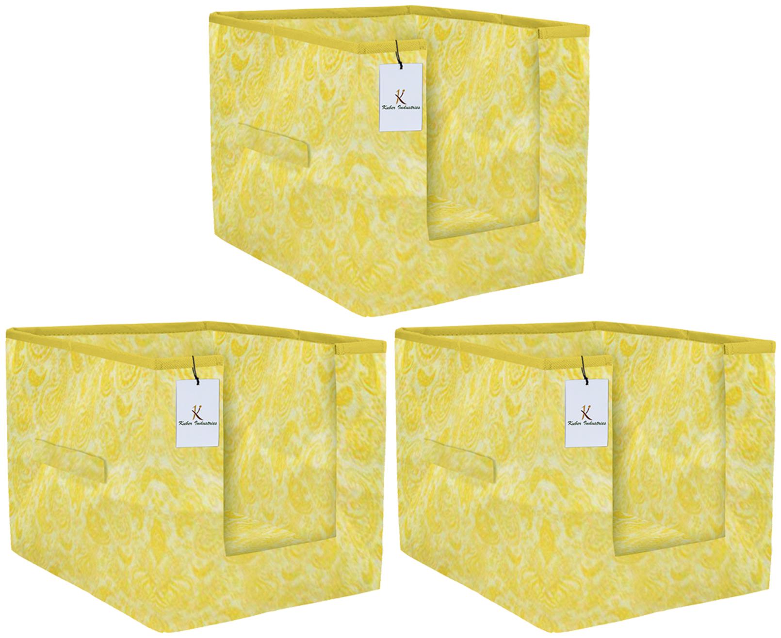 Kuber Industries Leaf Printed 3 pc Non Woven Shirt Stacker Wardrobe Organizer Set (Gold) - CTHH16778
Kuber Industries Leaf Printed 3 pc Non Woven Shirt Stacker Wardrobe Organizer Set (Gold) - CTHH16778