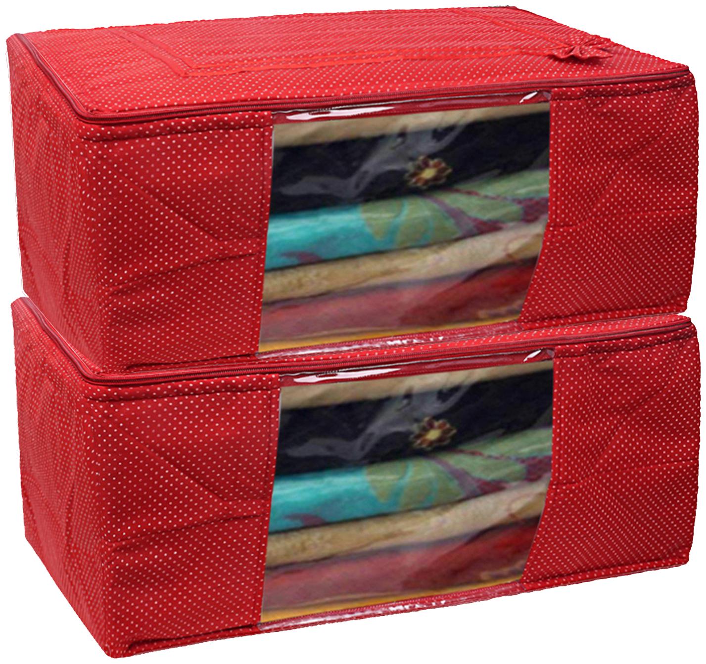 Kuber Industries Cotton 2 Pieces Polka Dots Bow Design Saree Cover (Red)- CTHH12769
Kuber Industries Cotton 2 Pieces Polka Dots Bow Design Saree Cover (Red)- CTHH12769