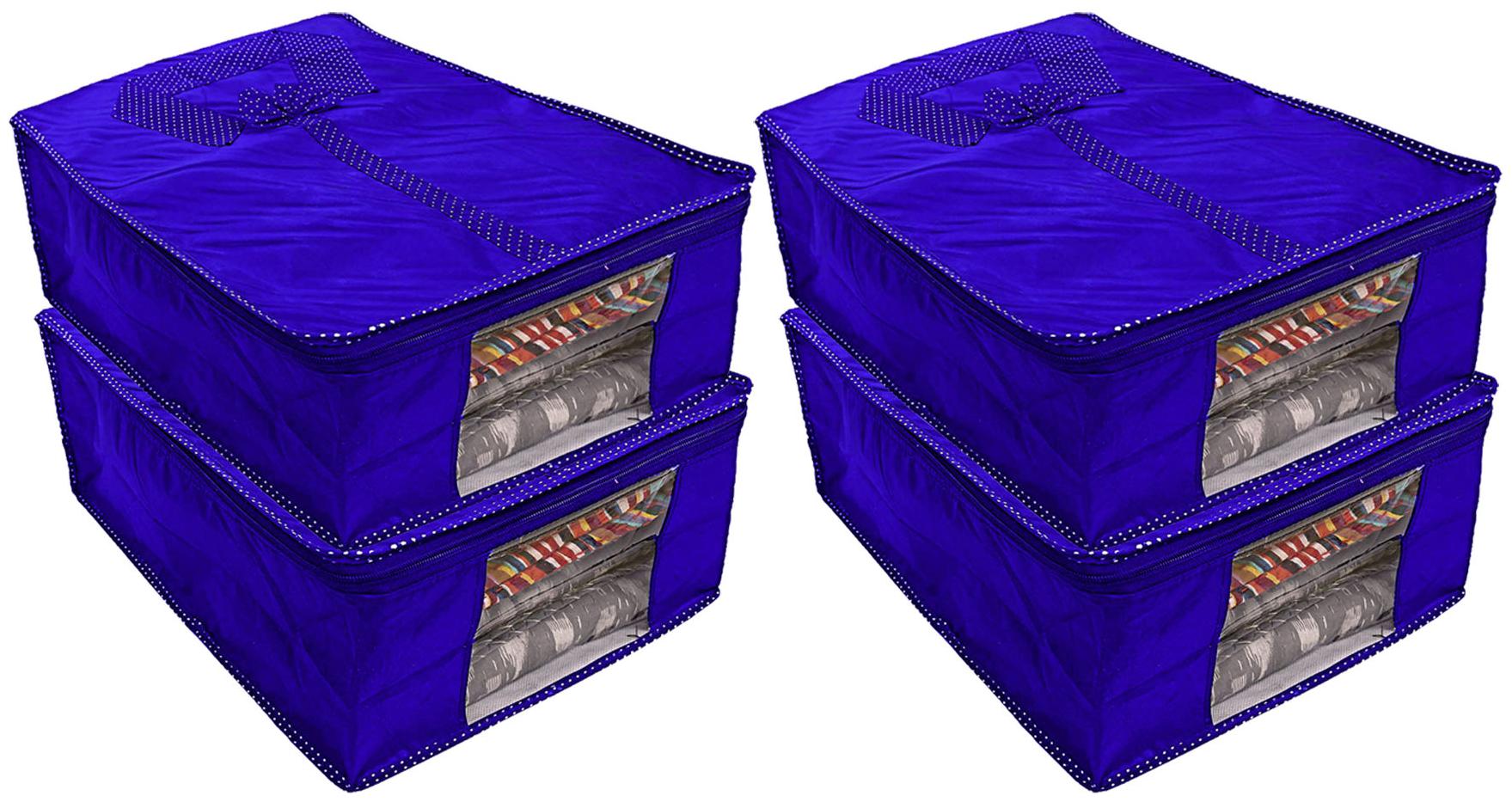 Kuber Industries 4 pcs Parachute Waterproof Shirt Cover (Royal Blue) - CTHH14998 
Kuber Industries 4 pcs Parachute Waterproof Shirt Cover (Royal Blue) - CTHH14998