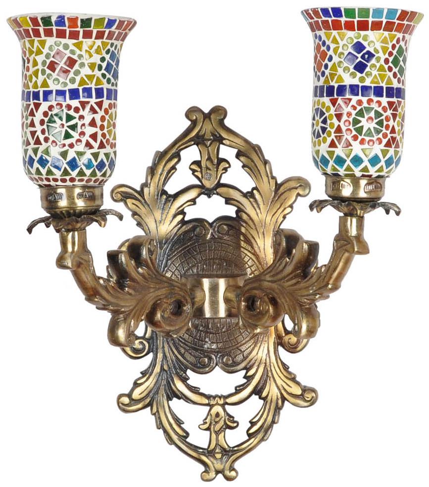 Lal Haveli Multicolor Mosaic Glass Metal Fitting Lamp Indoor Wall Fixture 2 Light Room D cor
Lal Haveli Multicolor Mosaic Glass Metal Fitting Lamp Indoor Wall Fixture 2 Light Room D cor