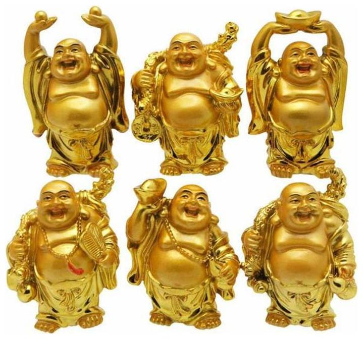 Laughing Buddha Fengshui - pc of 6 Set of One
Laughing Buddha Fengshui - pc of 6 Set of One