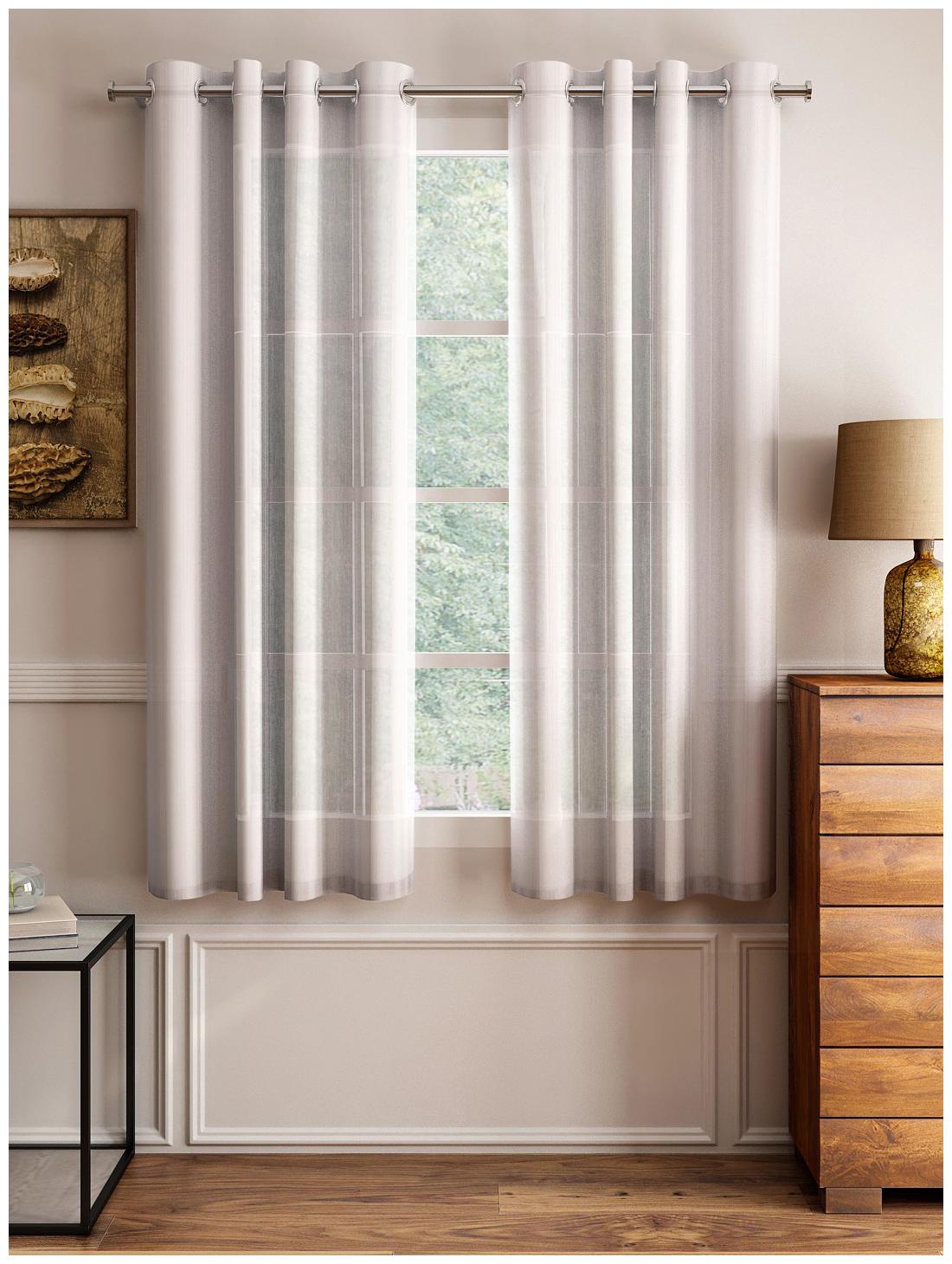 Lushomes Brown Design 2 Melody Sheer Window Curtains 4 5 ft x 5 ft (54 x 60 Single pc)
Lushomes Brown Design 2 Melody Sheer Window Curtains 4 5 ft x 5 ft (54 x 60 Single pc)