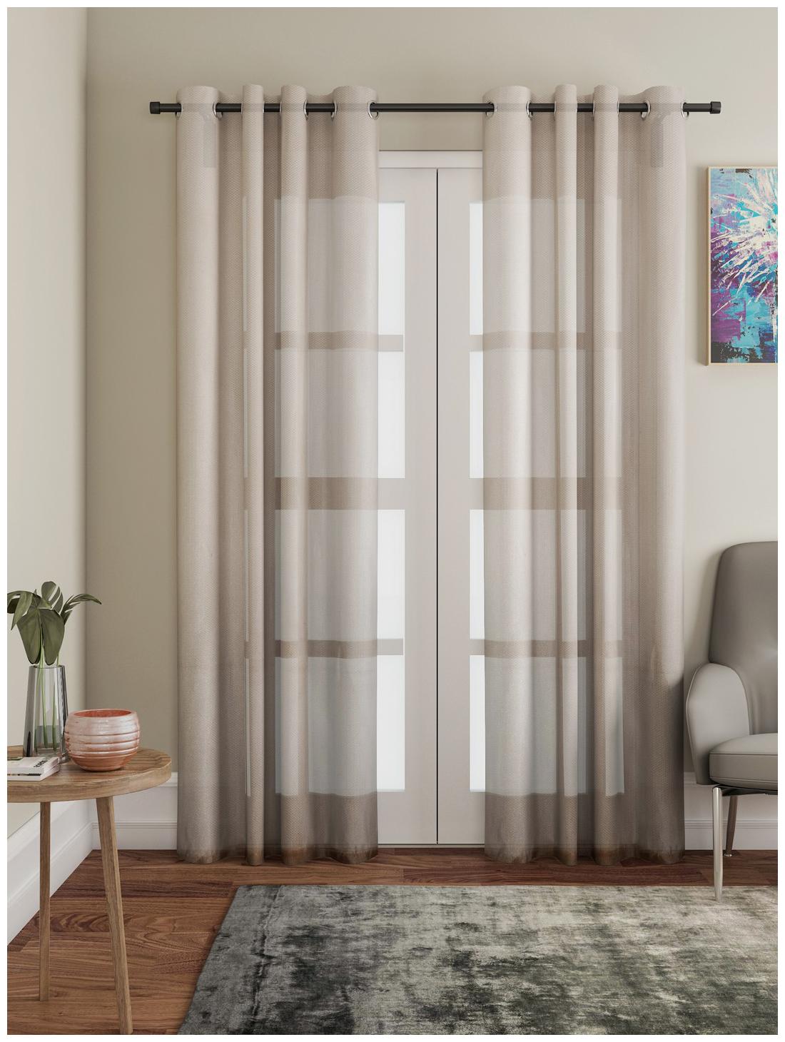 Lushomes Grey Design 4 Melody Sheer Door Curtains 4 5 ft x 7 5 ft (54 x 90 Single pc)
Lushomes Grey Design 4 Melody Sheer Door Curtains 4 5 ft x 7 5 ft (54 x 90 Single pc)