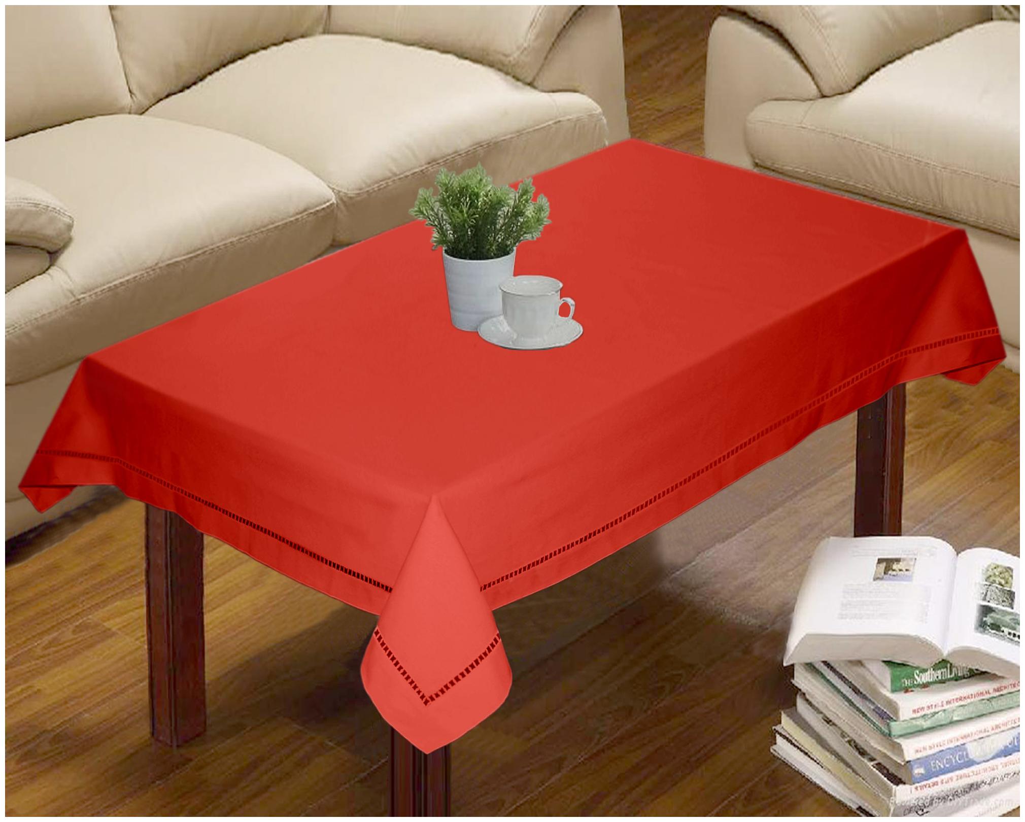 Lushomes Light Red Premium Center Cotton Table Cloth with Ladder Lace (Size 90 x 150 cms Single Pc)
Lushomes Light Red Premium Center Cotton Table Cloth with Ladder Lace (Size 90 x 150 cms Single Pc)