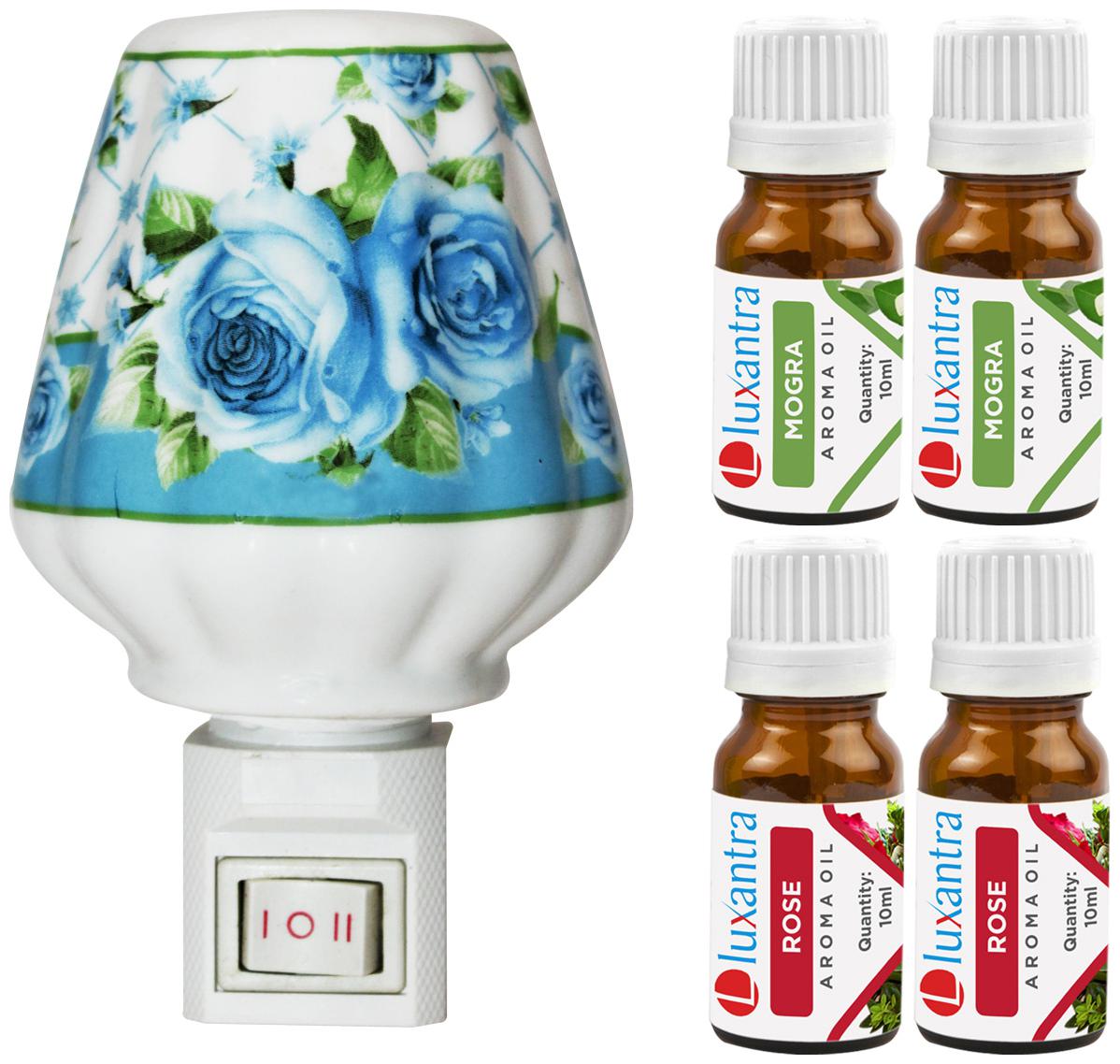 Luxantra Ceramic Electric Aroma Diffuser Night Lamp Light with 2 Mogra 2 Rose Aroma Oil 10ml Each for Home office Hotel Spa
Luxantra Ceramic Electric Aroma Diffuser Night Lamp Light with 2 Mogra 2 Rose Aroma Oil 10ml Each for Home office Hotel Spa