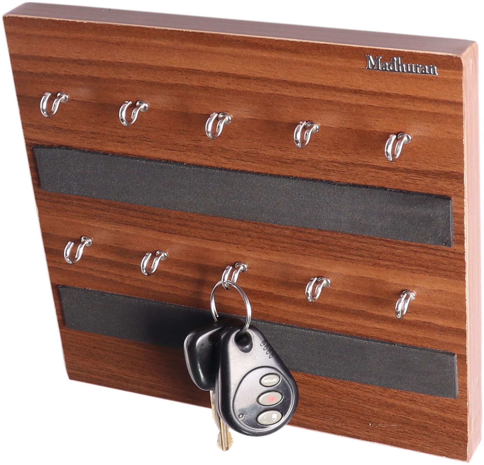 Madhuran Royal wall mounted 10 Hook Key Holder Box Classic Walnut Home Storage Key hanger Rack chain Stand
Madhuran Royal wall mounted 10 Hook Key Holder Box Classic Walnut Home Storage Key hanger Rack chain Stand