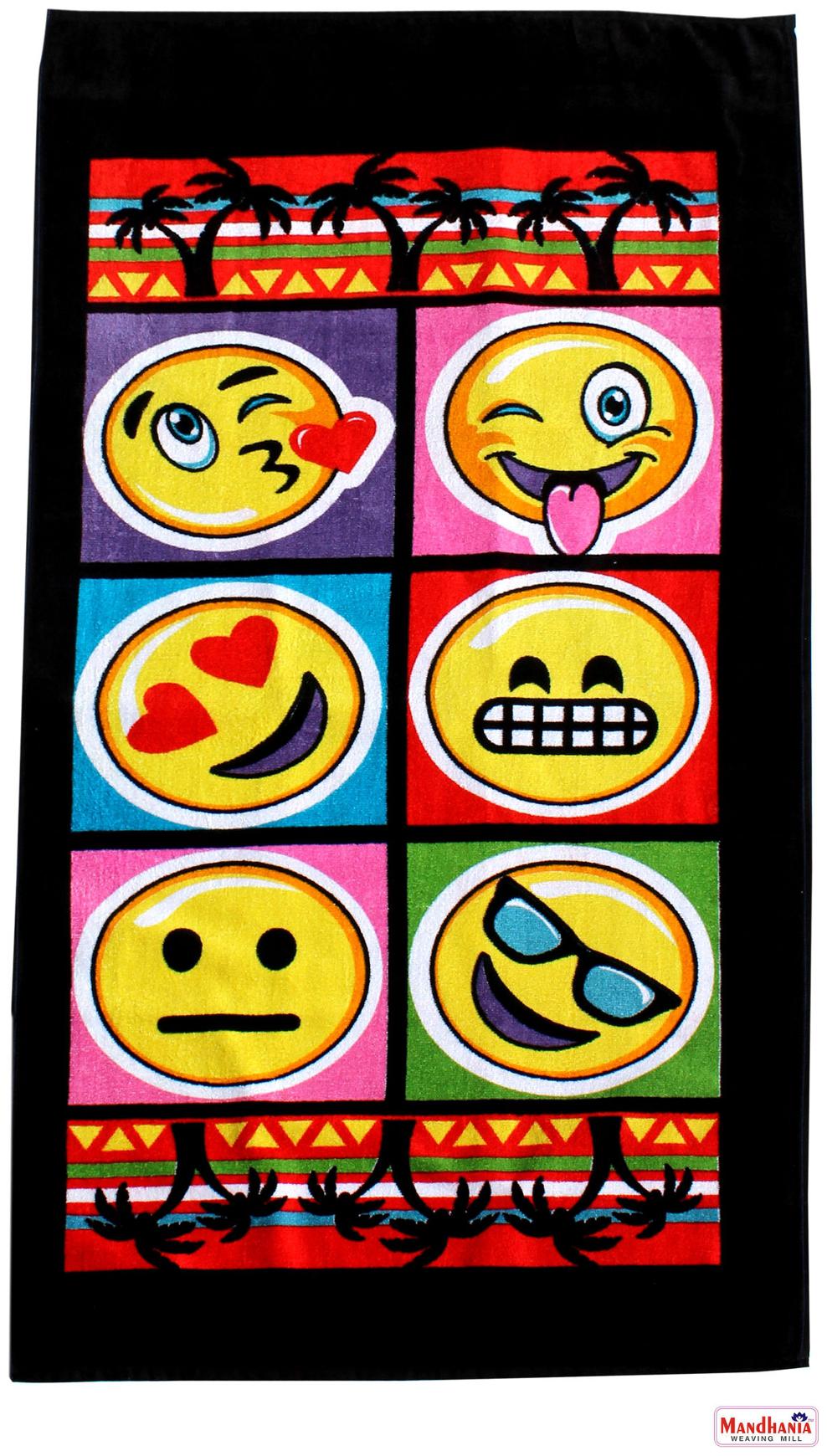 Mandhania Funny n Funky Smiley Printed Cotton Bath Towel for Boys N Girls Pack of 1
Mandhania Funny n Funky Smiley Printed Cotton Bath Towel for Boys N Girls Pack of 1