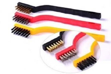 Marketwala Mini Wire Brush Set Cleaning Tool Kit - Brass Nylon Stainless Steel Bristles Plastic Wet and Dry Brush (Set of 3) Multi Color
Marketwala Mini Wire Brush Set Cleaning Tool Kit - Brass Nylon Stainless Steel Bristles Plastic Wet and Dry Brush (Set of 3) Multi Color
