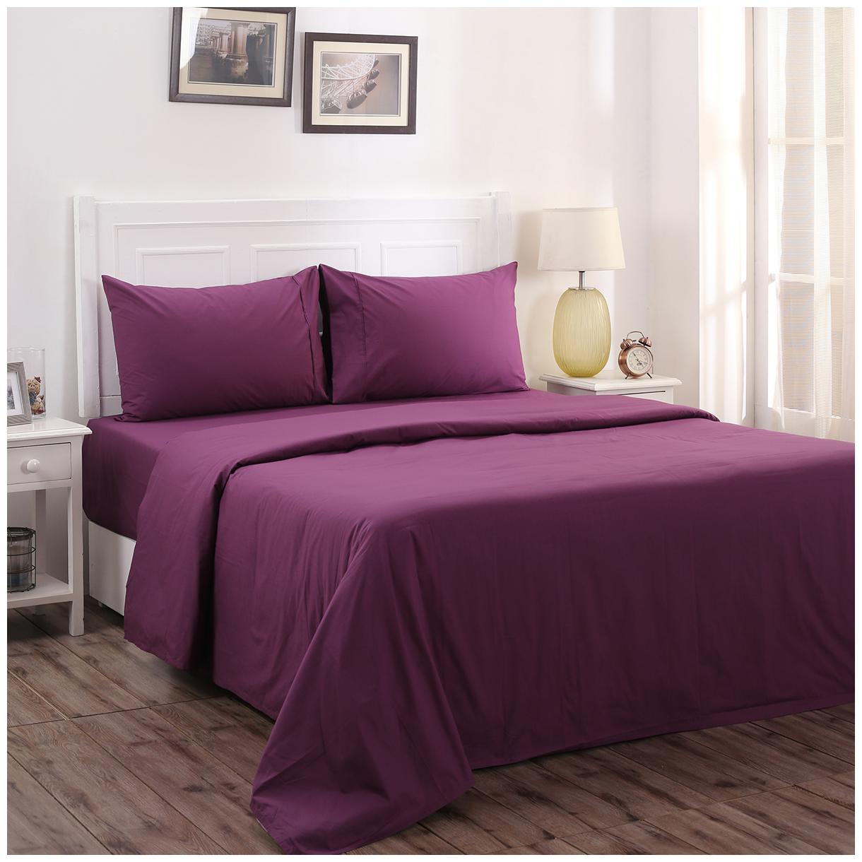 Maspar Cotton Solid Single Size Bedsheet 200 TC ( 1 Bedsheet With 1 Pillow Covers Purple )
Maspar Cotton Solid Single Size Bedsheet 200 TC ( 1 Bedsheet With 1 Pillow Covers Purple )