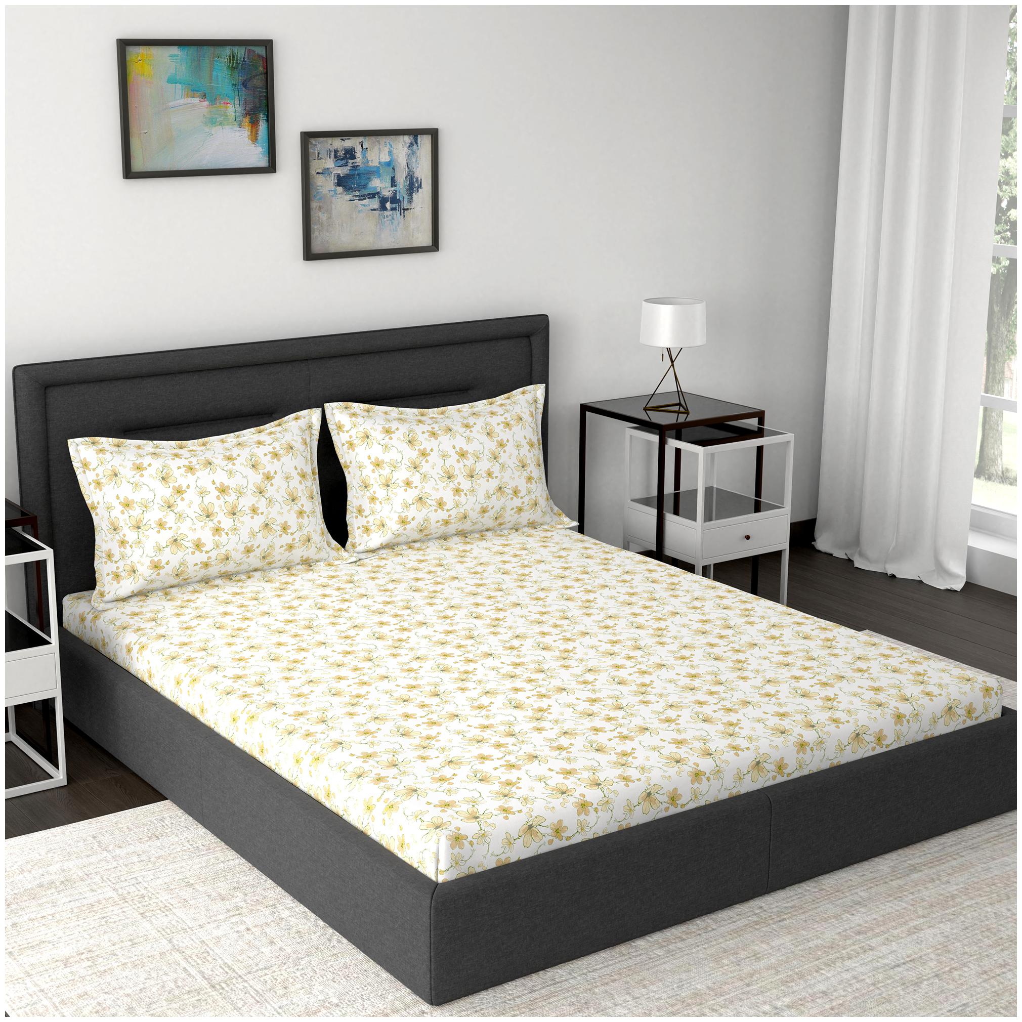 Maspar Cotton Abstract Double Size Bedsheet 210 TC ( 1 Bedsheet With 2 Pillow Covers Multi ) 
Maspar Cotton Abstract Double Size Bedsheet 210 TC ( 1 Bedsheet With 2 Pillow Covers Multi )