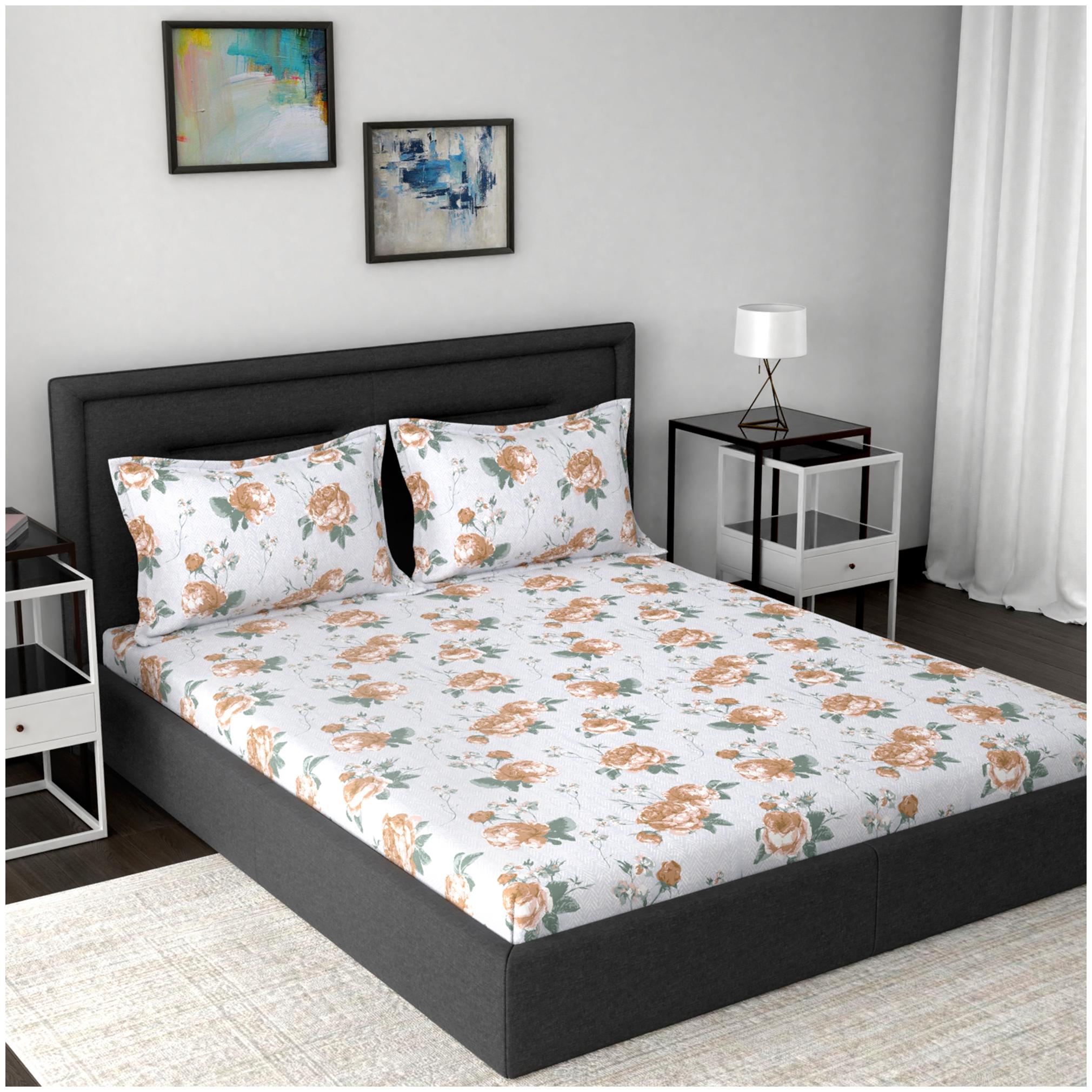 Maspar Cotton Floral Double Size Bedsheet 200 TC ( 1 Bedsheet With 2 Pillow Covers Multi )
Maspar Cotton Floral Double Size Bedsheet 200 TC ( 1 Bedsheet With 2 Pillow Covers Multi )