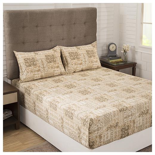 Maspar Cotton Abstract King Size Bedsheet 300 TC ( 1 Bedsheet With 2 Pillow Covers Golden )
Maspar Cotton Abstract King Size Bedsheet 300 TC ( 1 Bedsheet With 2 Pillow Covers Golden )