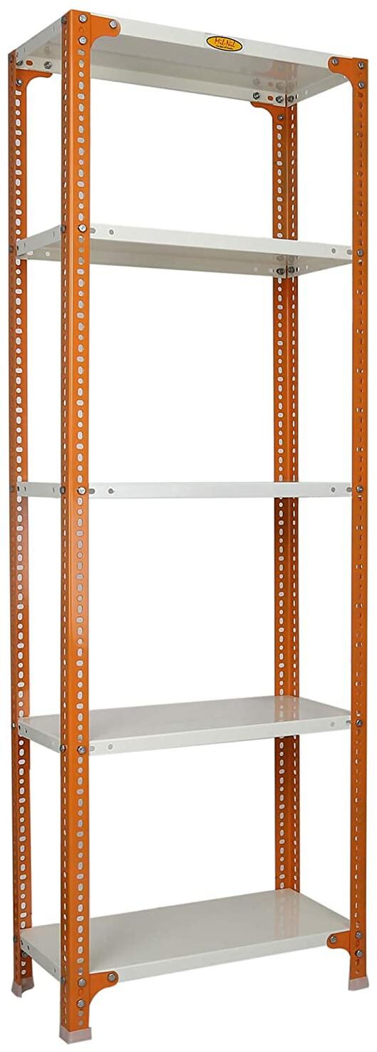 Mil-Nil Prime CRC Sheet 5 Shelf Multipurpose Slotted Angle Rack 72 x 24 x 12 Inch 22 Gauge (Orange-Ivory) Powder Coating
Mil-Nil Prime CRC Sheet 5 Shelf Multipurpose Slotted Angle Rack 72 x 24 x 12 Inch 22 Gauge (Orange-Ivory) Powder Coating