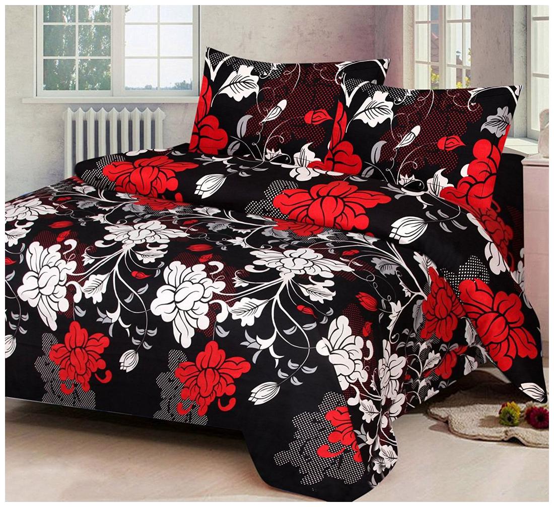 Milap Cotton Floral Double Size Bedsheet ( 1 Bedsheet With 2 Pillow Covers Black )
Milap Cotton Floral Double Size Bedsheet ( 1 Bedsheet With 2 Pillow Covers Black )