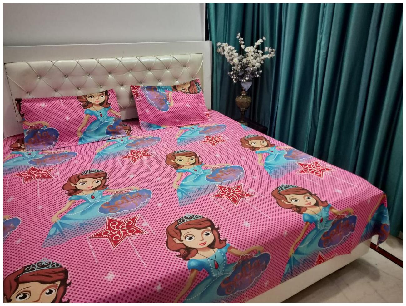 Morado Cotton Kids Double Size Bedsheet 144 TC ( 1 Bedsheet With 2 Pillow Covers Multi )
Morado Cotton Kids Double Size Bedsheet 144 TC ( 1 Bedsheet With 2 Pillow Covers Multi )