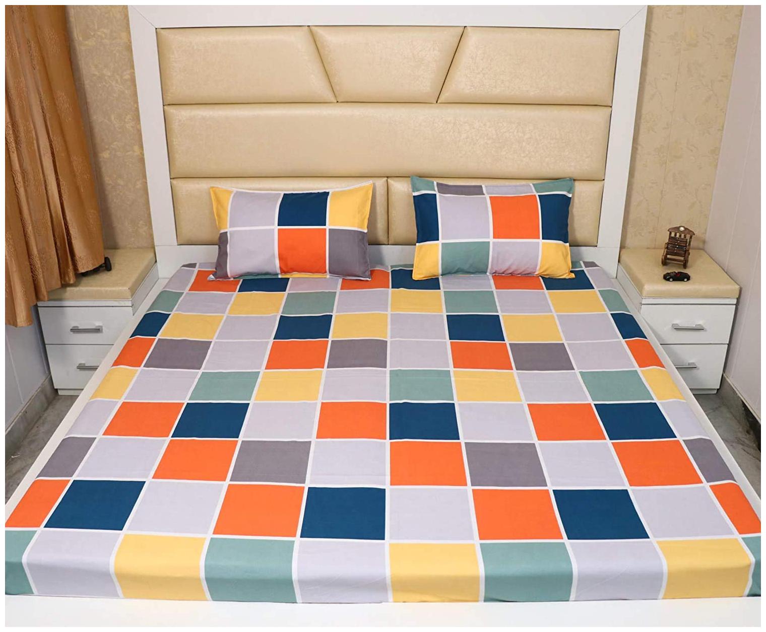 Morado Cotton Checkered Double Size Bedsheet 400 TC ( 1 Bedsheet With 2 Pillow Covers Multi )
Morado Cotton Checkered Double Size Bedsheet 400 TC ( 1 Bedsheet With 2 Pillow Covers Multi )