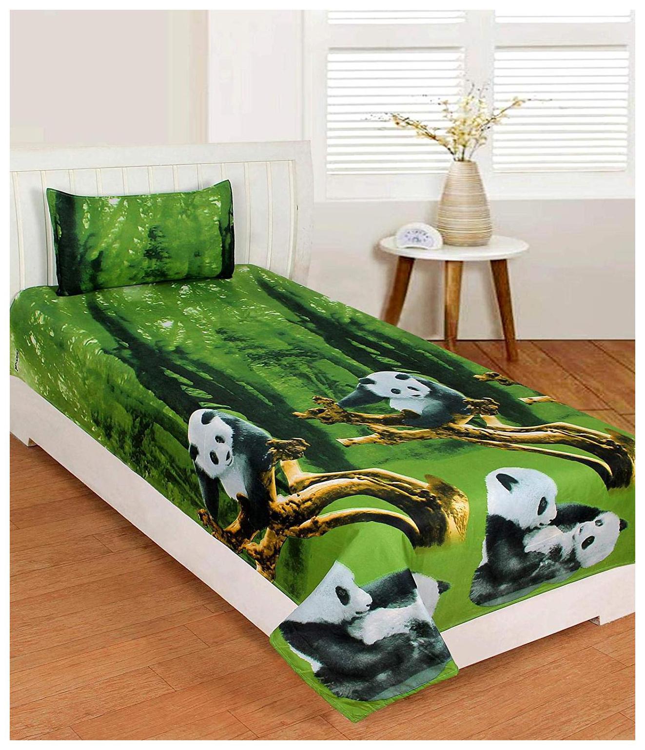 Morado Cotton Printed Single Size Bedsheet 400 TC ( 1 Bedsheet With 1 Pillow Covers Green )
Morado Cotton Printed Single Size Bedsheet 400 TC ( 1 Bedsheet With 1 Pillow Covers Green )