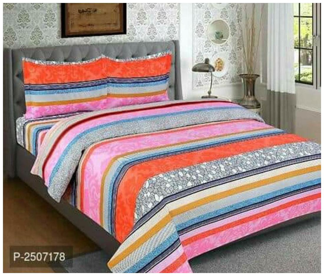 Morado Cotton 3D Printed Double Size Bedsheet 144 TC ( 1 Bedsheet With 2 Pillow Covers Multi )
Morado Cotton 3D Printed Double Size Bedsheet 144 TC ( 1 Bedsheet With 2 Pillow Covers Multi )