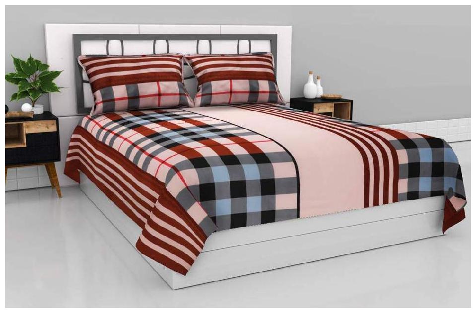 Morado Cotton Checkered Double Size Bedsheet 144 TC ( 1 Bedsheet With 2 Pillow Covers Multi )
Morado Cotton Checkered Double Size Bedsheet 144 TC ( 1 Bedsheet With 2 Pillow Covers Multi )