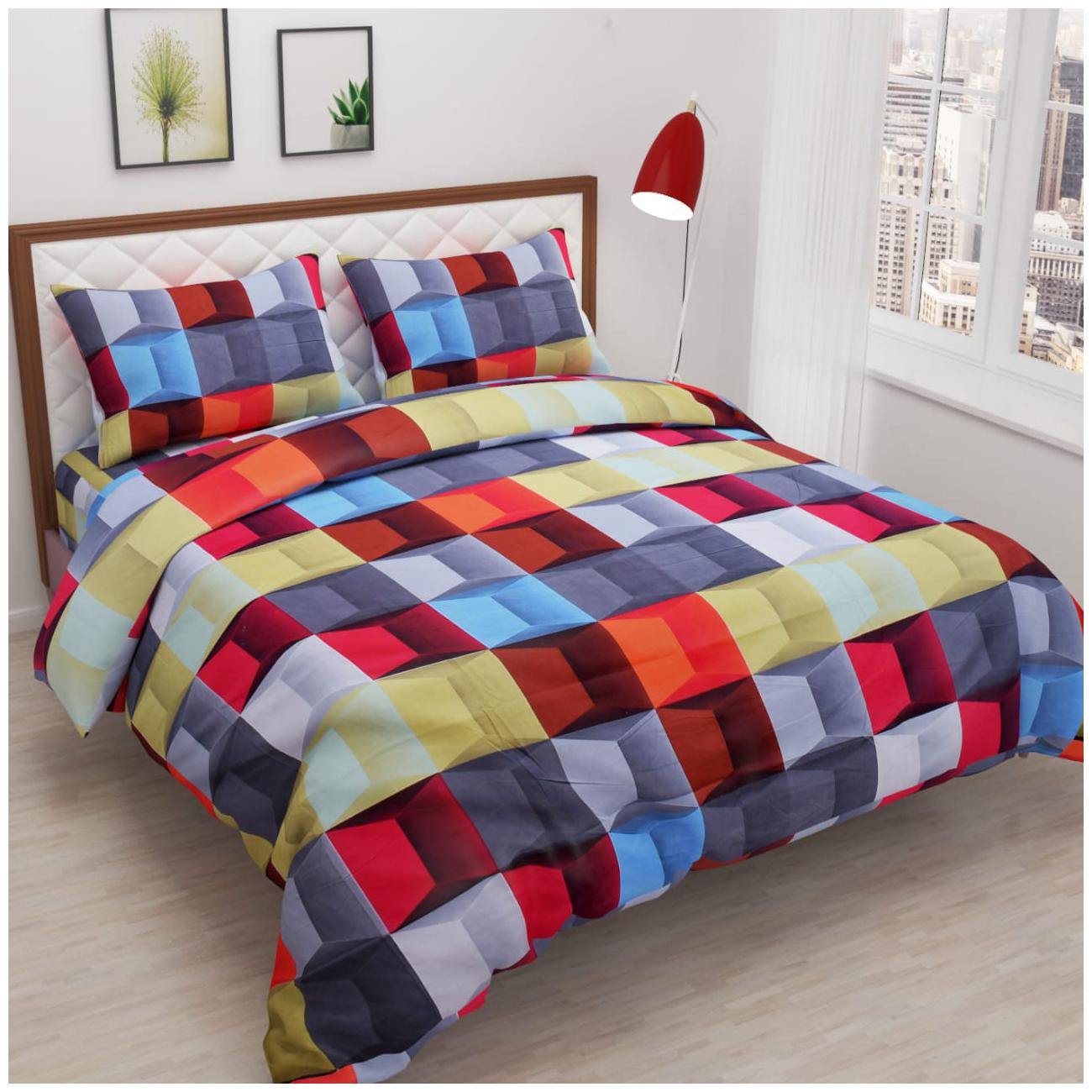 Morado Cotton Checkered Double Size Bedsheet 144 TC ( 1 Bedsheet With 2 Pillow Covers Multi )
Morado Cotton Checkered Double Size Bedsheet 144 TC ( 1 Bedsheet With 2 Pillow Covers Multi )