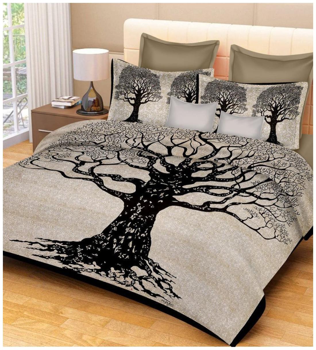 Morado Cotton Printed Double Size Bedsheet 144 TC ( 1 Bedsheet With 2 Pillow Covers Black White )
Morado Cotton Printed Double Size Bedsheet 144 TC ( 1 Bedsheet With 2 Pillow Covers Black White )