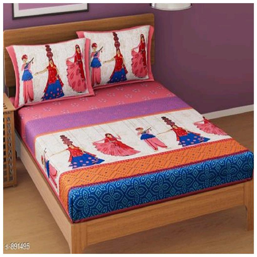 Morado Cotton Rajasthani Jaipuri Print Double Size Bedsheet 144 TC ( 1 Bedsheet With 2 Pillow Covers Multi )
Morado Cotton Rajasthani Jaipuri Print Double Size Bedsheet 144 TC ( 1 Bedsheet With 2 Pillow Covers Multi )