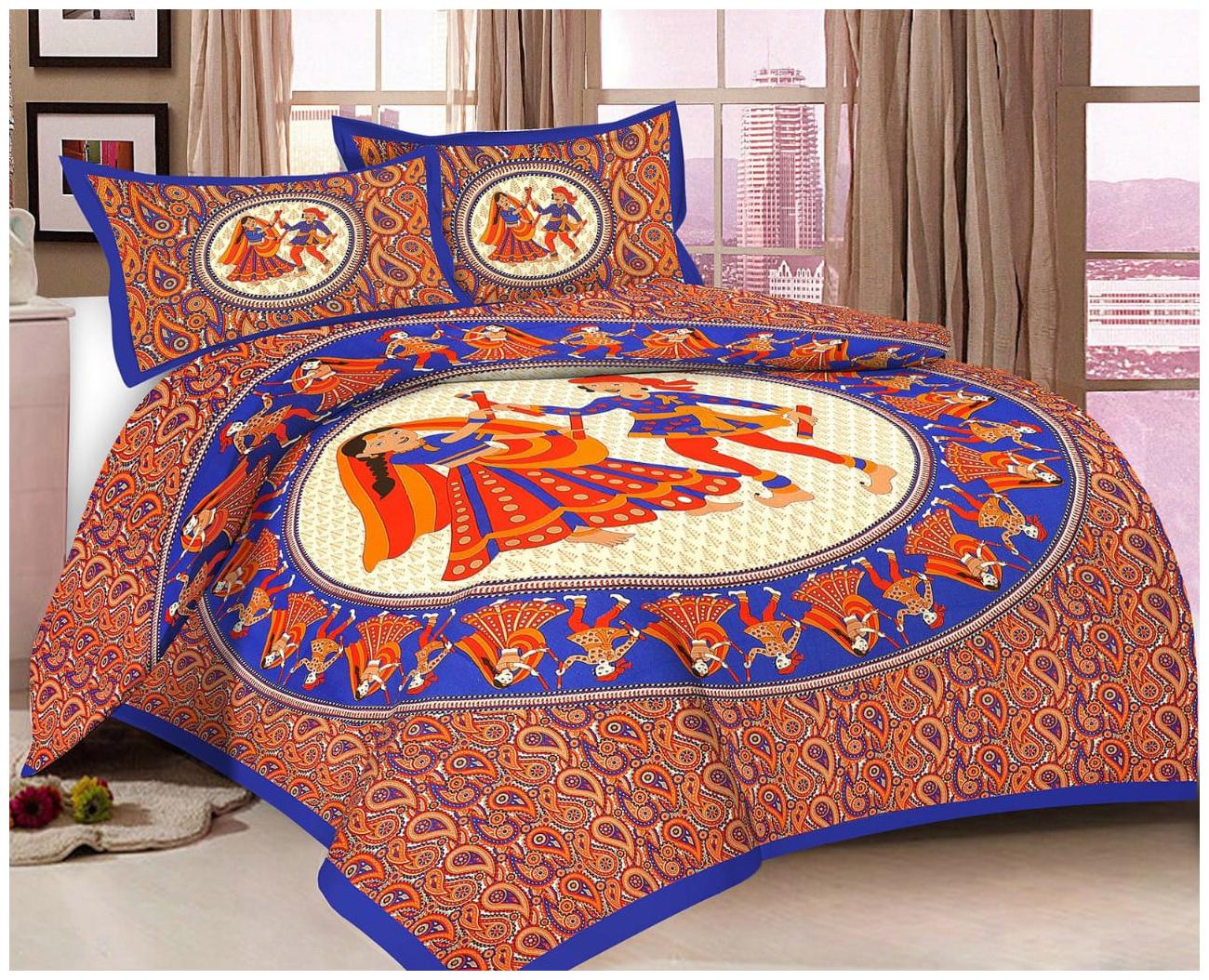 Morado Cotton Rajasthani Jaipuri Print Double Size Bedsheet 144 TC ( 1 Bedsheet With 2 Pillow Covers Red )
Morado Cotton Rajasthani Jaipuri Print Double Size Bedsheet 144 TC ( 1 Bedsheet With 2 Pillow Covers Red )