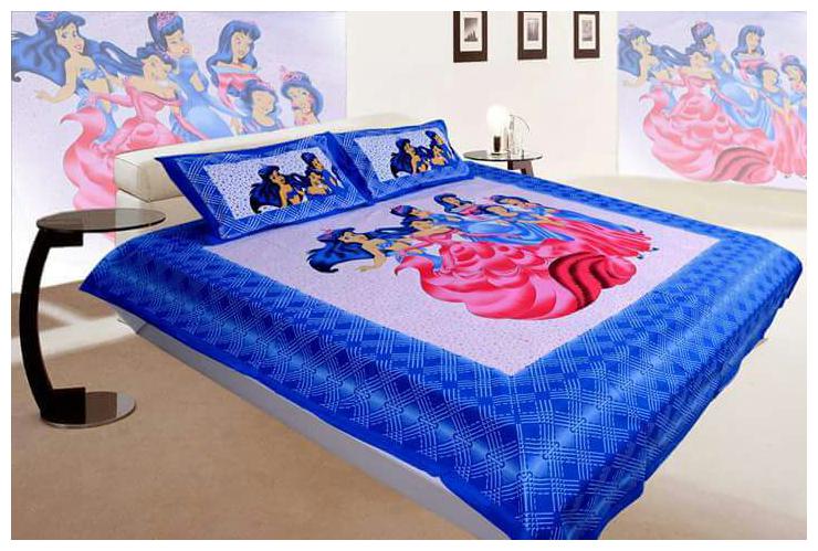 Morado Cotton Printed Double Size Bedsheet 144 TC ( 1 Bedsheet With 2 Pillow Covers Blue )
Morado Cotton Printed Double Size Bedsheet 144 TC ( 1 Bedsheet With 2 Pillow Covers Blue )
