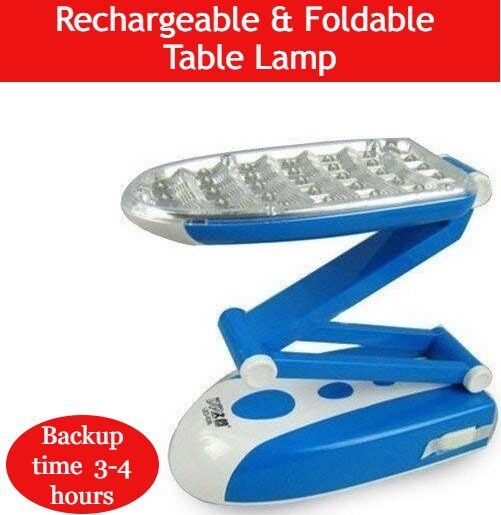 QUXXA 31 LED Folding Rechargeable Lamp Light Foldable Table Study Night (Assorted color)
QUXXA 31 LED Folding Rechargeable Lamp Light Foldable Table Study Night (Assorted color)