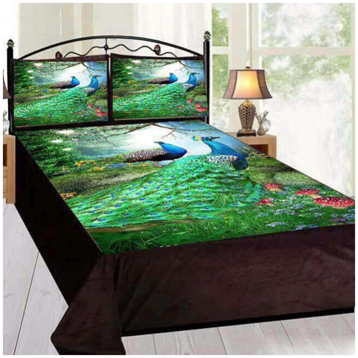 N G PRODUCTS Velvet Printed King Size Bedsheet 300 TC ( 1 Bedsheet With 2 Pillow Covers Multi )
N G PRODUCTS Velvet Printed King Size Bedsheet 300 TC ( 1 Bedsheet With 2 Pillow Covers Multi )