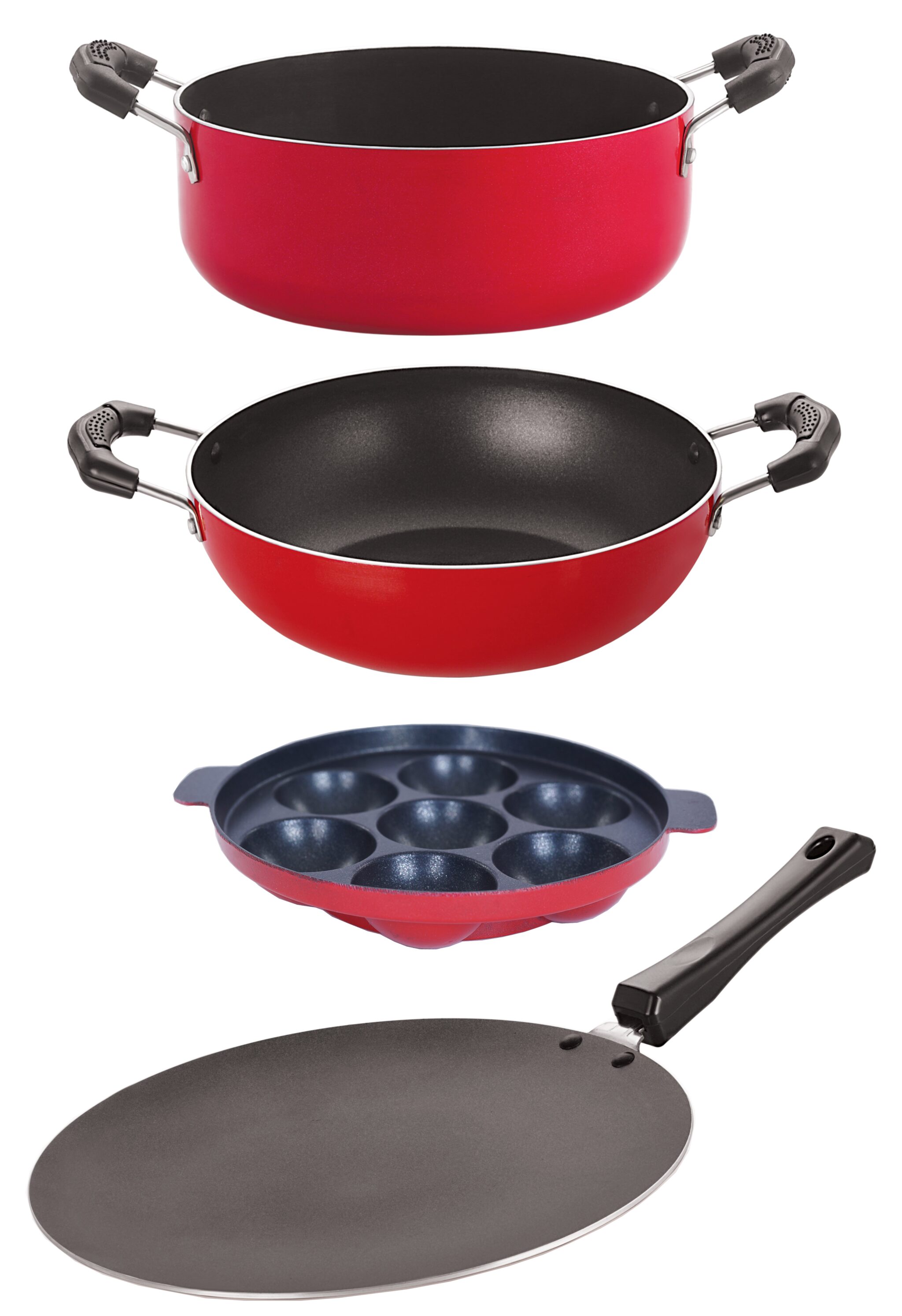 Nirlon Kitchen accessories for cooking non stick aluminium cookware set CT12 KD11 AP7 CS24
Nirlon Kitchen accessories for cooking non stick aluminium cookware set CT12 KD11 AP7 CS24
