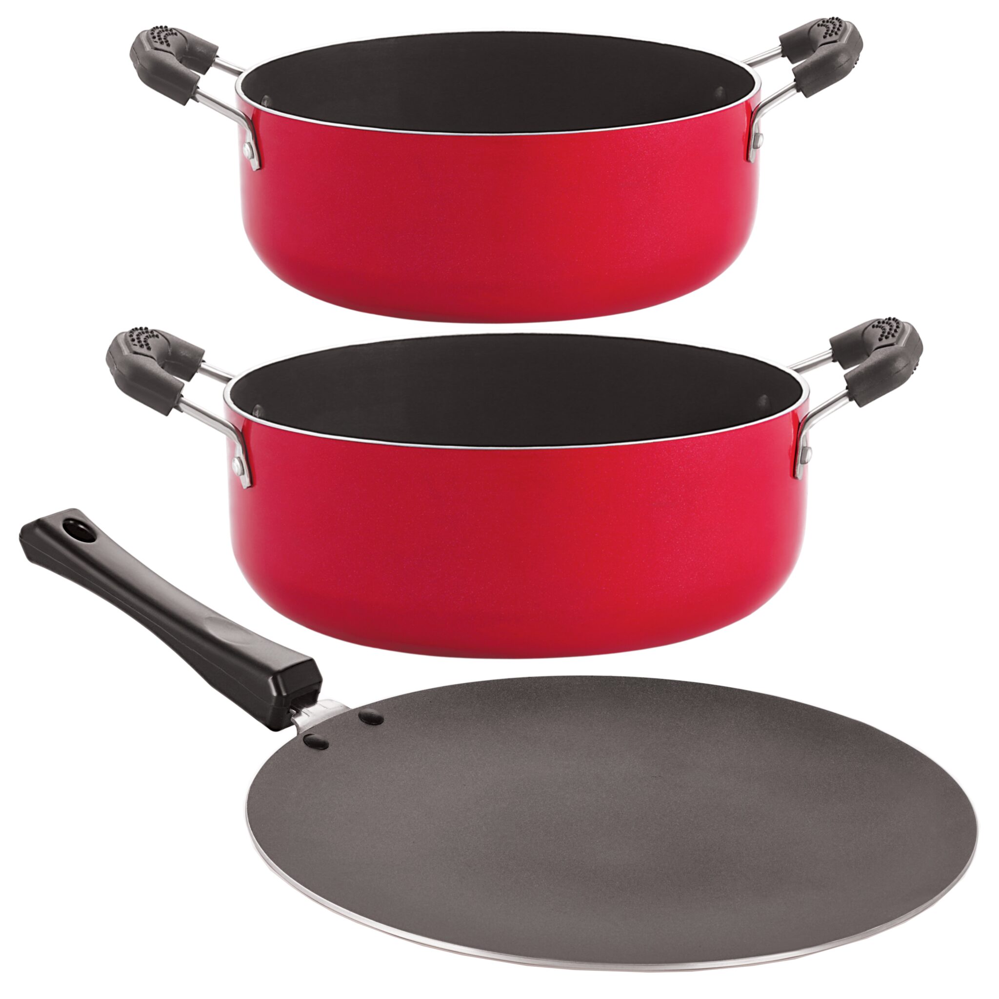Nirlon Non-Stick PFOA Free 4 Piece Gas Compatible Cookware Utensil Item Set with Supreme Quality
Nirlon Non-Stick PFOA Free 4 Piece Gas Compatible Cookware Utensil Item Set with Supreme Quality