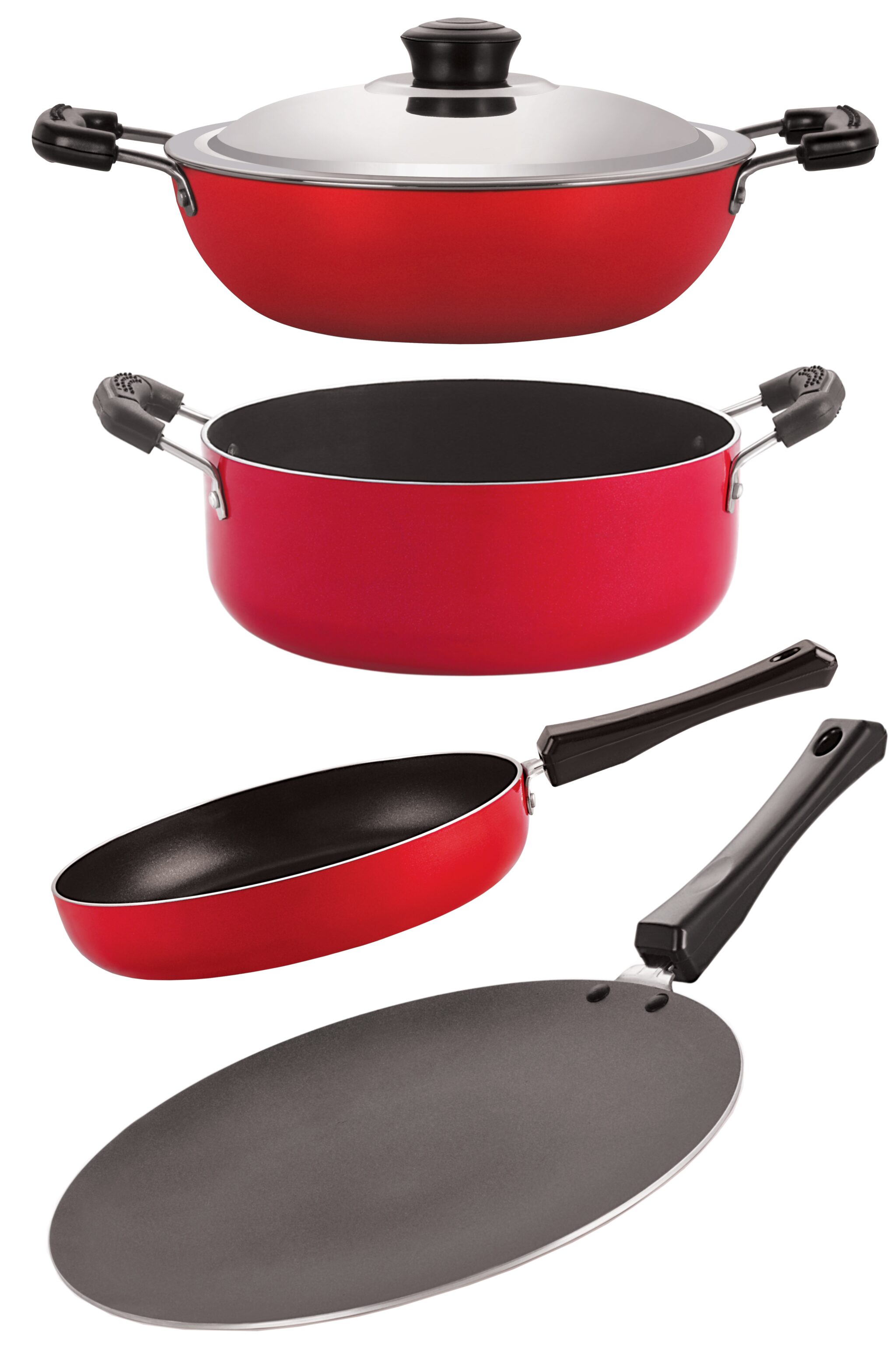 Nirlon Non-Stick Aluminium Pfoa Free Non-Toxic Durable Kitchenware 4-pcs set
Nirlon Non-Stick Aluminium Pfoa Free Non-Toxic Durable Kitchenware 4-pcs set