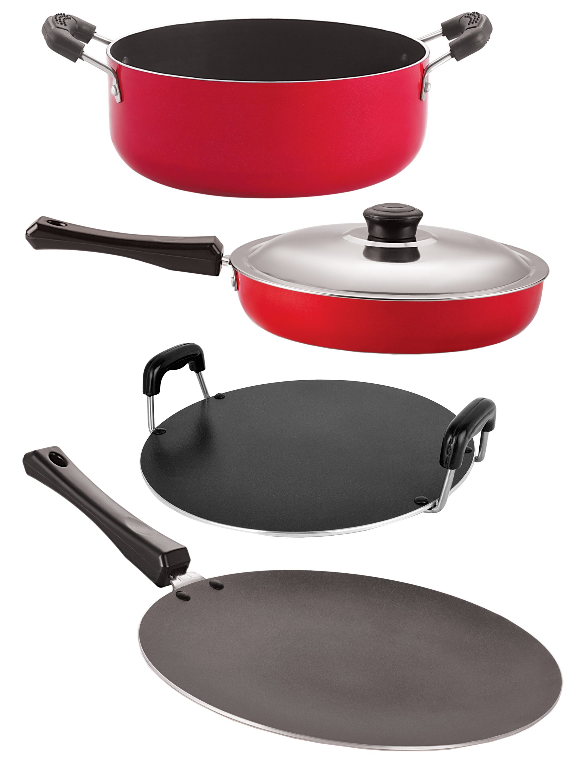 Nirlon Nonstick PFOA Free Gas Compatible Cookware Utensil Item Set 4-Piece with Supreme Quality
Nirlon Nonstick PFOA Free Gas Compatible Cookware Utensil Item Set 4-Piece with Supreme Quality