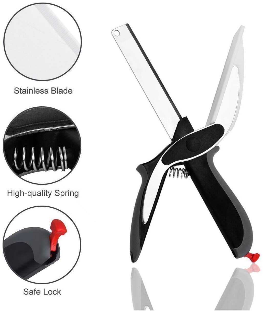 Noworry Clever Cutter 2 in 1 Food Chopper Tool Slicer Dicer Vegetable and Fruit Cutter
Noworry Clever Cutter 2 in 1 Food Chopper Tool Slicer Dicer Vegetable and Fruit Cutter