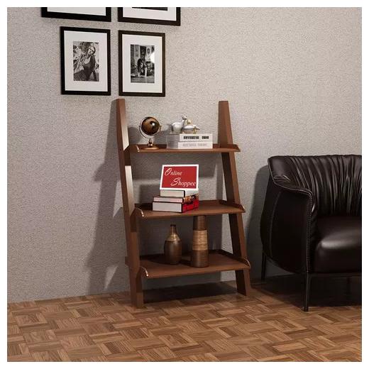 Onlineshoppee Escalera Leaning Bookcase Ladder and Room Organizer Engineered Wood Wall Shelf - Brown
Onlineshoppee Escalera Leaning Bookcase Ladder and Room Organizer Engineered Wood Wall Shelf - Brown