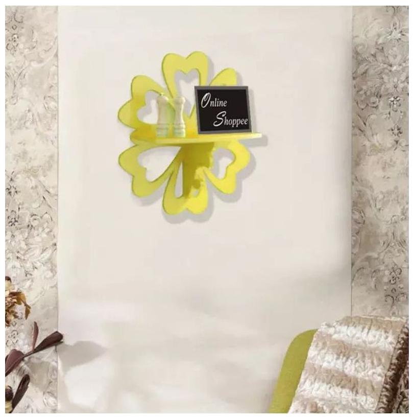 Onlineshoppee Beautiful MDF Decorative Wall Shelf Size LxBxH - 12x5x18 inch - Yellow
Onlineshoppee Beautiful MDF Decorative Wall Shelf Size LxBxH - 12x5x18 inch - Yellow